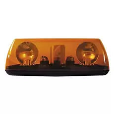 Durite 0-443-00 - Rotating Beacon Light Bar 12/24 volt Amber 2 Bolt Fixing Bx1