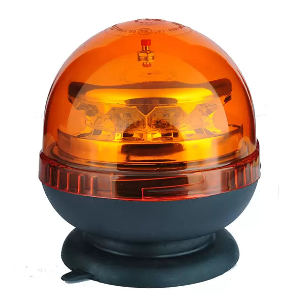 Durite 0-445-15 - Rechargeable LED Beacon 7.4V 2000mA Amber Magnetic Base. Bx1
