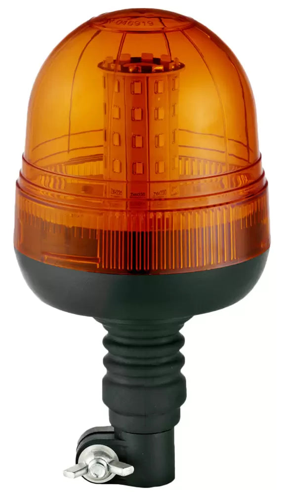 Durite 0-445-24 - Beacon LED R10 12/24 volt Amber Flexi DIN Base Fixing Pk1