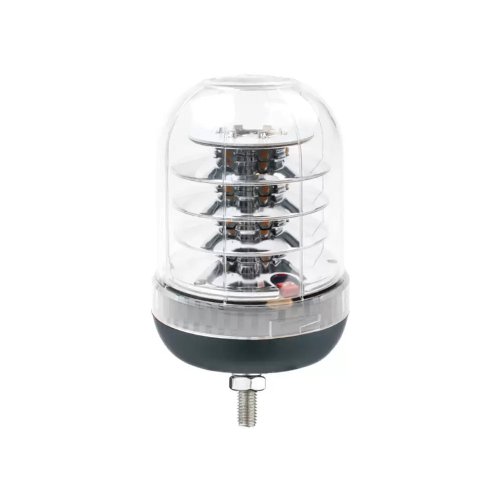 Durite 0-445-26 - Beacon LED R10/R65 12/24 volt Clear Lens Single Bolt Fixing Bx1