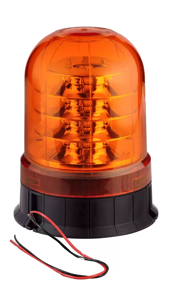 Durite 0-445-27 - Beacon LED R10/R65 12/24 volt Amber Lens Three Bolt Fixing Bx1