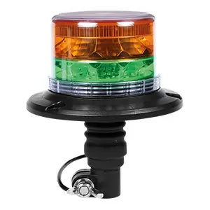 Durite 0-445-57 - Dual Colour Beacon Amber Green 12/24V Flexi DIN Bracket  Bx1