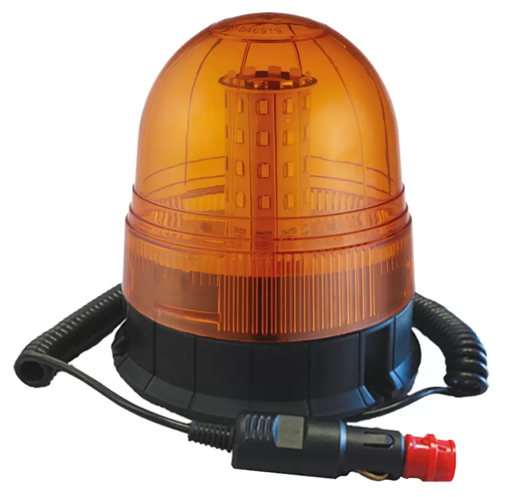 Durite 0-445-60 - Beacon LED R10 12/24 volt Amber Magnetic Base Fixing Pk1