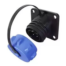Durite 0-464-79 - Socket Waterproof Heavy Duty 4 Pole Bulkhead Plastic 32 amp Bg1