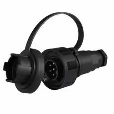 Durite 0-465-16 - Plug Waterproof 7 Pin Plastic 3 amp Bg1