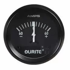 Durite 0-523-51 - Ammeter Illuminated 52mm 60-0-60 amp Bx1