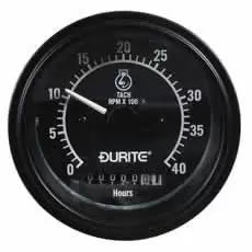 Durite 0-523-78 - Tachometer Alternator Pick-up 0-4000rpm Hour Meter 12/24 volt Bx1