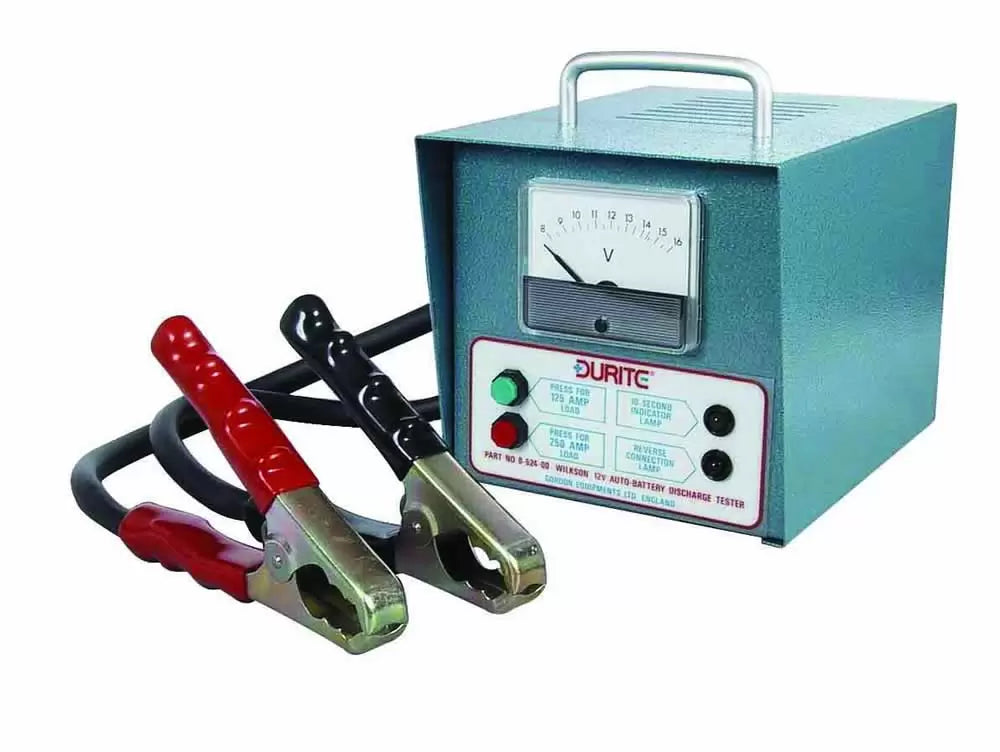 Durite 0-524-00 - Battery Tester Heavy Duty 125-250 amp 12 volt Bx1