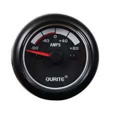 Durite 0-525-01 - Ammeter Marine LED Illuminated 52mm 80-0-80 amp 12/24 volt Bx1