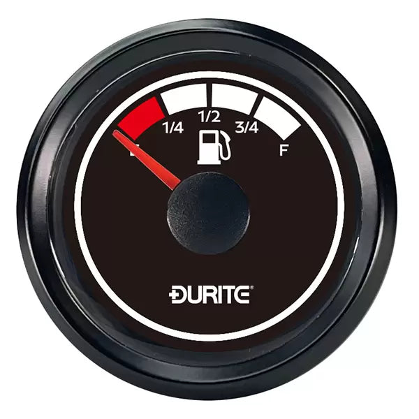 Durite 0-525-26 - Fuel Gauge Marine LED Illuminated 52mm 12/24 volt Bx1