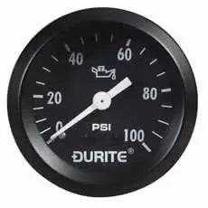 Durite 0-533-16 - Oil Pressure Gauge 52mm Mechanical with 12' Capillary Bx1