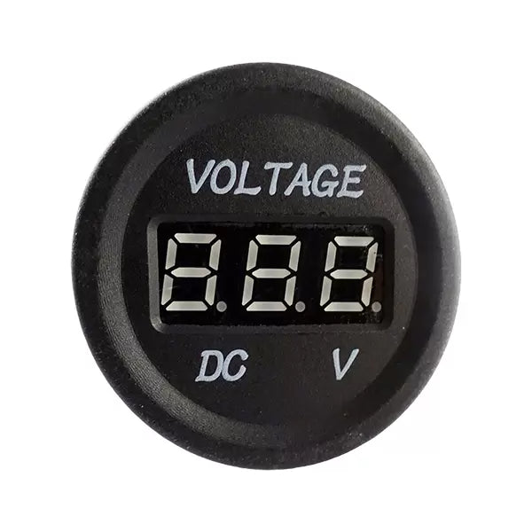 Durite 0-534-10 - Voltmeter Illuminated for 28mm panel 12/24 volt Bx1
