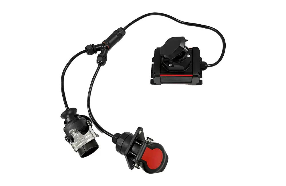 Durite 0-534-91 - Socket Converter 13 Pin (12V) to Y Piece 15 Pin Sockets (24v) Bx1