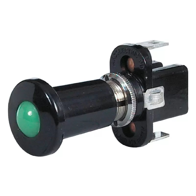 Durite 0-597-14 - Switch Push/Pull Illuminated Green 12 volt LED bg1