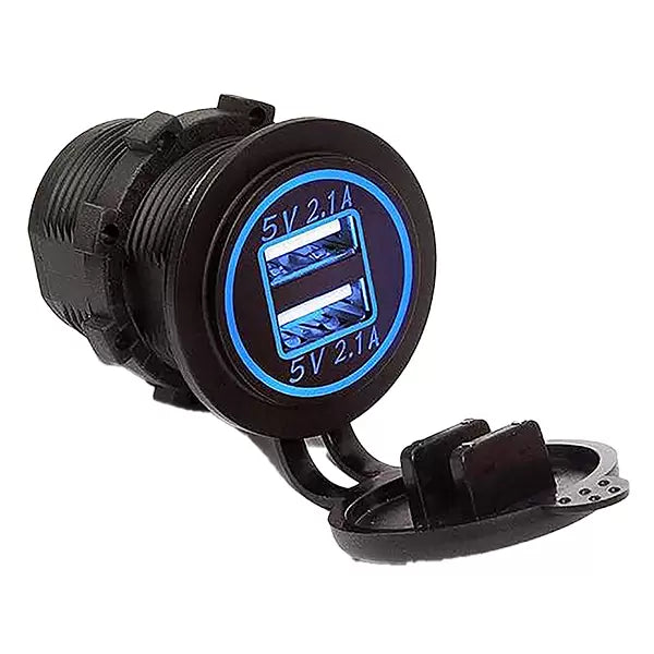 Durite 0-601-15 - USB 2-Port Socket Dual 2.1A 12/24 volt bg1