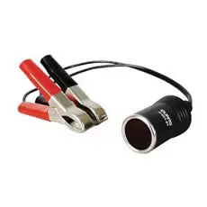 Durite 0-601-91 - Cigarette Lighter Socket with Red and Black Clips Bg1