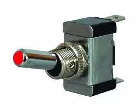Durite 0-603-05 - Switch Flick On/Off Metal Dolly Red LED 12/24 volt Bg1