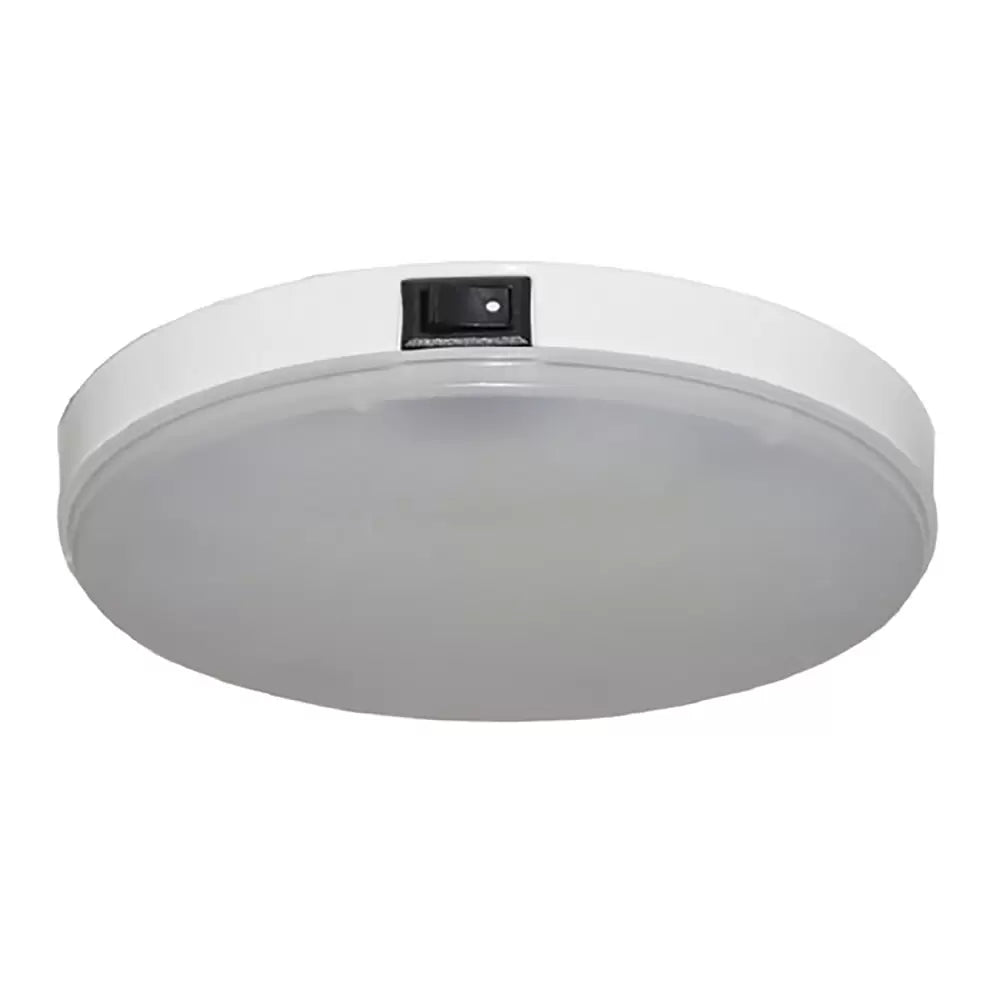 Durite 0-668-13 - Roof Lamp LED Round White with switch, 12/24V pk1