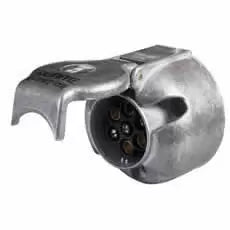 Durite 0-692-09 - Socket Caravan 7 Pin Metal with Fog Cut Out Bx5