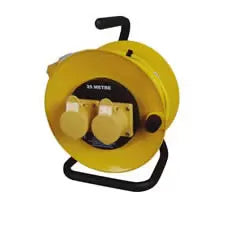 Durite 0-698-25 - Mains Extension Lead Reel 16 amp 110 Volts 25 metre