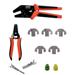Durite 0-703-40 - 9" PLUS Quick Change Ratchet Crimper Kit, For SS, JPT, DT. Pk1