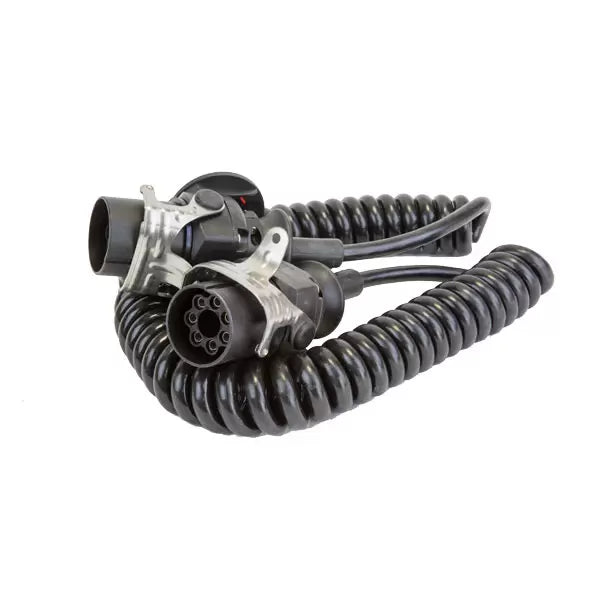 Durite 0-715-23 - Cable Retractable 7 Core PU 3 metre with 2 (EBS) Sockets Bg1