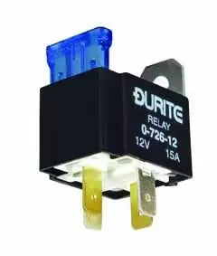 Durite 2-726-24 - Relay Mini Make/Break Fused 15 amp 24 volt bg10