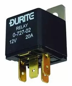 Durite 0-727-02 - Relay Mini Normally Closed 20 amp 12 volt bg1
