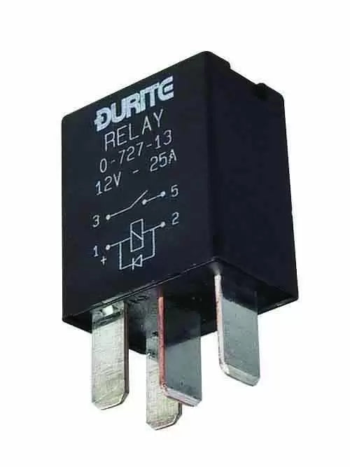 Durite 0-727-13 - Relay Micro Make/Break 25 amp 12 volt Sealed with Diode bg1