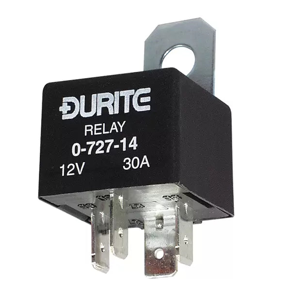 Durite 0-727-14 - Relay Mini Make/Break 30 amp 12 volt with Diode bg1