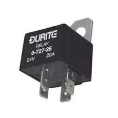Durite 0-727-26 - Relay Mini Make/Break 20 amp 24 volt with Diode bg1