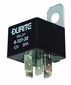 Durite 2-727-32 - Relay Mini Make/Break Twin Terminal 40 amp 12 volt bg10