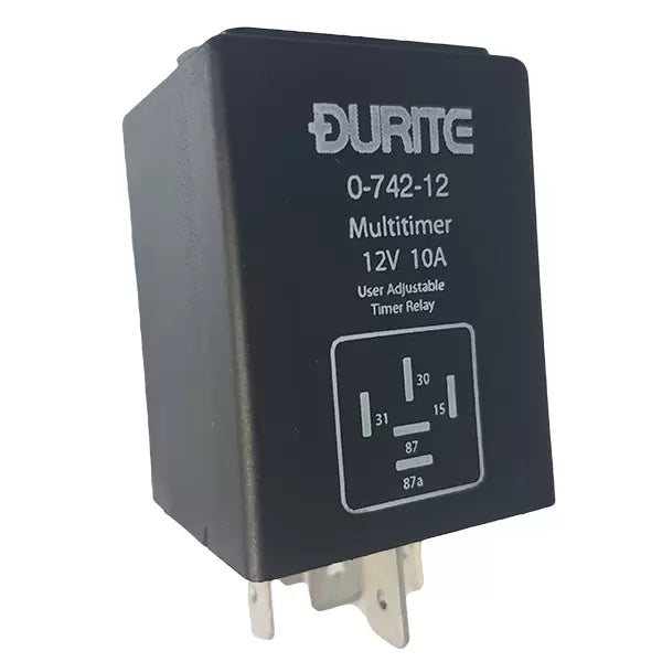 Durite 0-742-12 - Adjustable Programmable Relay Timer 12 volt Bg1