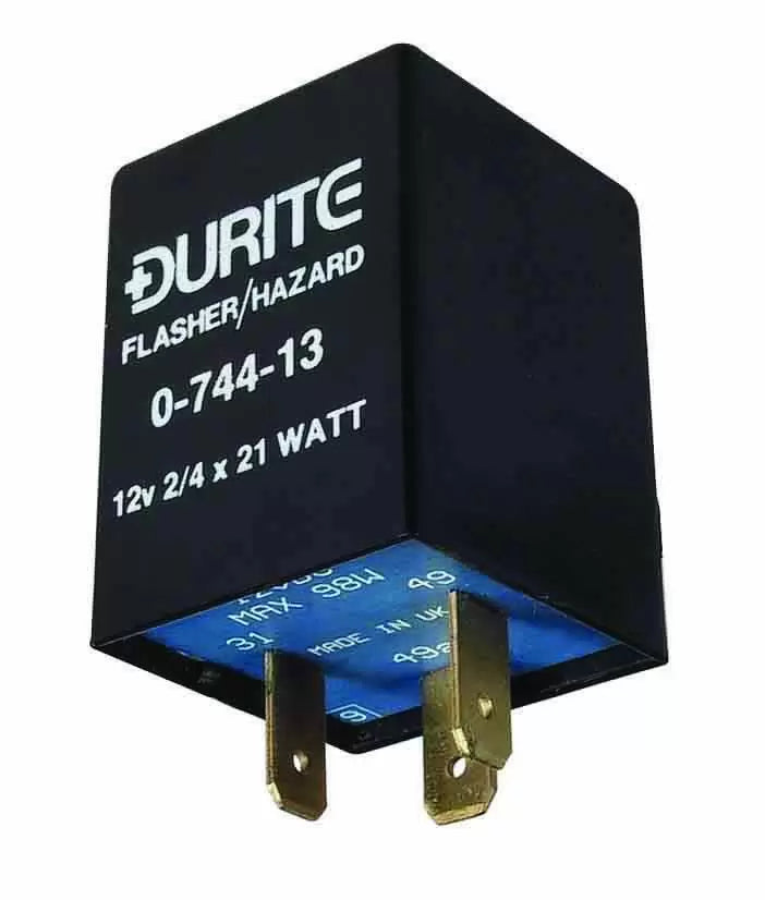 Durite 0-744-13 - Flasher/Hazard Unit 2/4 x 21 watt 12 volt bg1