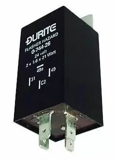 Durite 0-744-26 - Flasher/Hazard Unit 2+1/6 x 21 watt 24 volt bg1