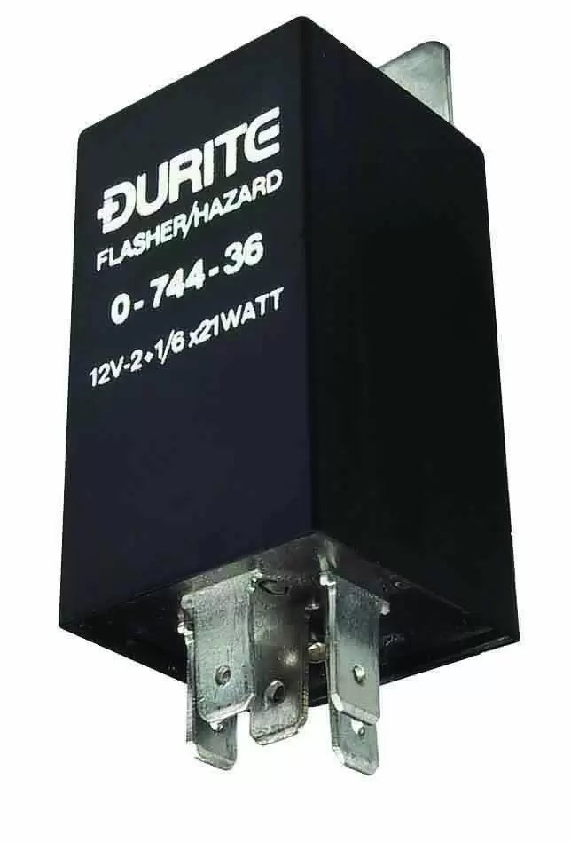 Durite 0-744-36 - Flasher/Hazard Unit 2+1/6 x 21 watt 12 volt bg1