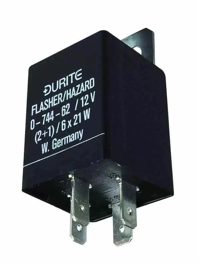 Durite 0-744-62 - Flasher/Hazard Unit 2+1/6 x 21 watt 12 volt bg1