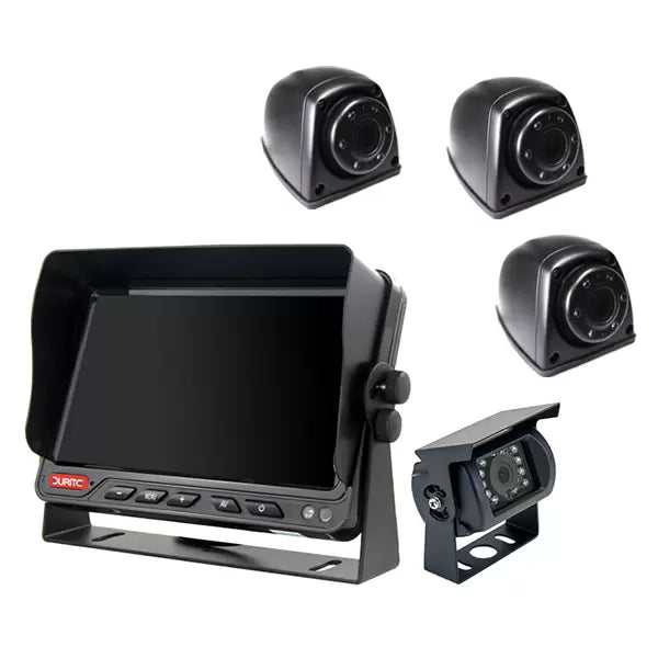 Durite 0-774-13A - Quad CCTV Reversing Kit 1080P 3 x Side Cams  Bx1