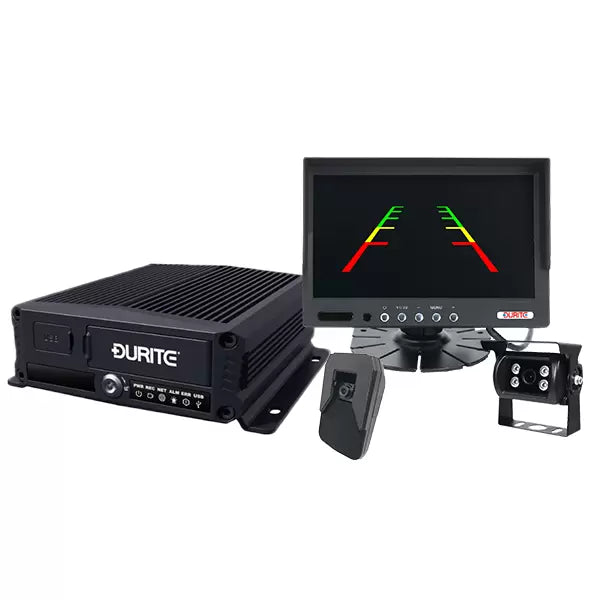 Durite 0-774-87A - MX1 DVR 4-Cam 1080P Kit with Std Moni w/o Side Cam