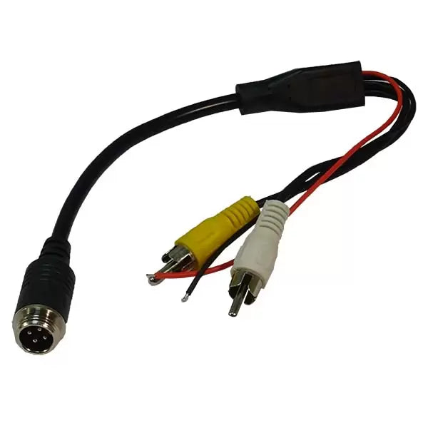 Durite 0-775-73 - CCTV Adaptor for DAF. Male 4 PIN to Male RCA 0.15M Bg1.