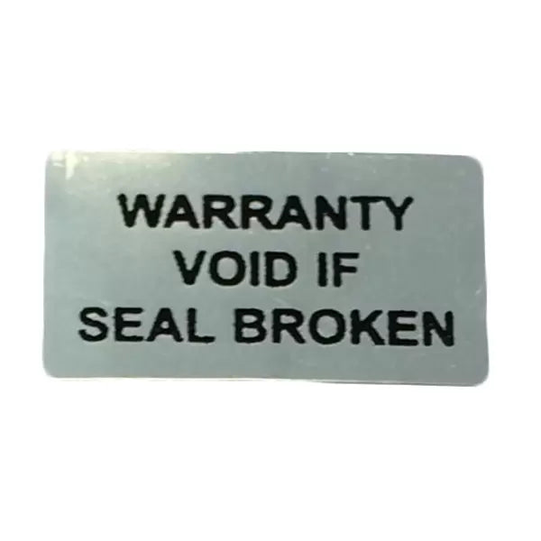 Durite 0-776-63 - Tamper Seal Label "TAMPER SEAL  VOID IF REMOVED" Pk.10