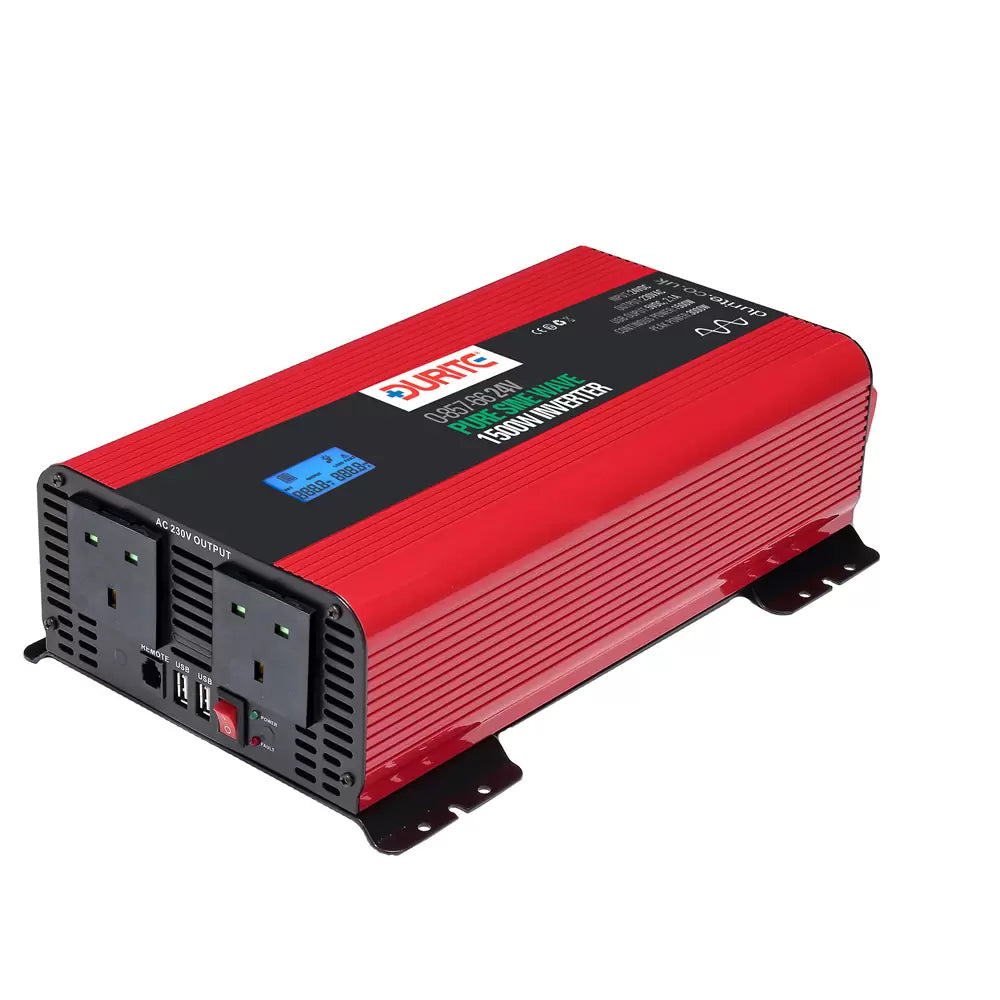 Durite 0-857-66 - Inverter Sine Wave 24 volts DC to 230 volts AC 1500 watt Bx1