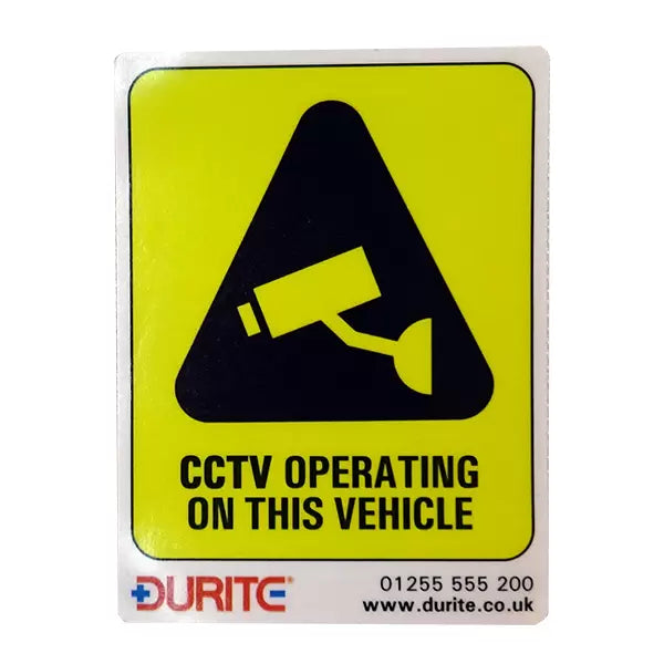 Durite 0-870-53 - CCTV Operating on this Vehicle - Internal, Small- Pk5