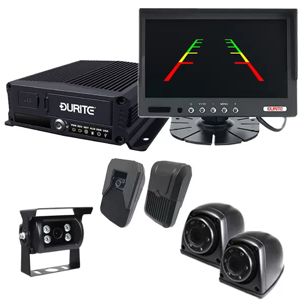 Durite 0-877-23 - DuriteLive ML1 DVR 4-Cam Kit with Std Monitor - Artic