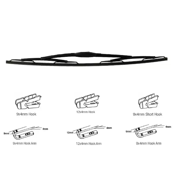 Durite 0-896-06 - CV Wiper Blade 26" 650mm Short Hook