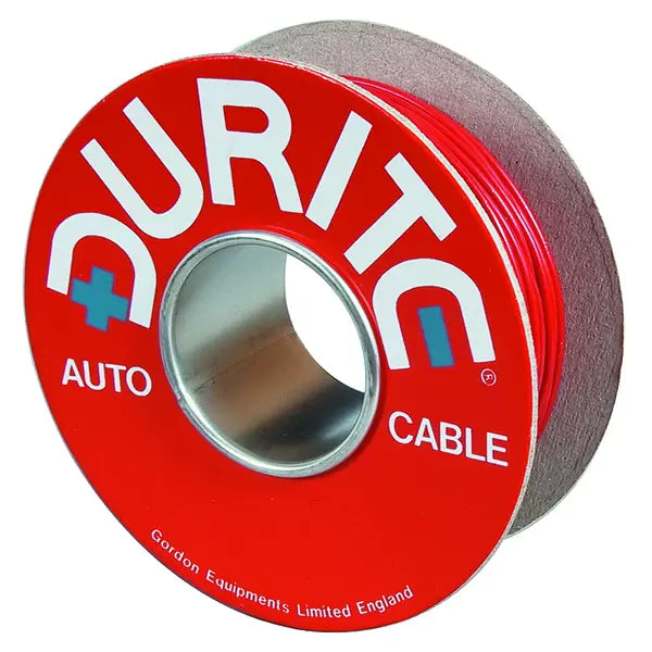 Durite 0-936-01 - Cable Single Thin Wall 65/0.30 Black PVC 30M