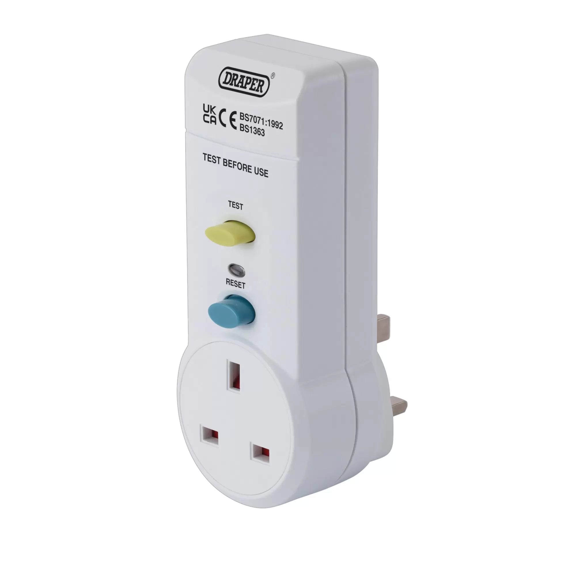 Draper Tools - 10205 - RCD Adaptor, 220-250v/50Hz, 13 AMP