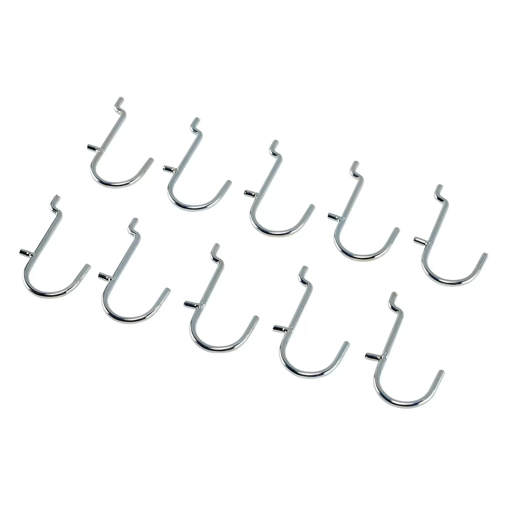 Draper Tools - 10218 - Metal J-Hooks for Back Panel/Pegboard (Pack of 10)