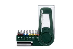 Metabo9 Pieces Chrome Vadium Screwdriver Bit Set with Magnetic Holder, Color-Coded & Sturdy Case (25mm)SKU: 630419000