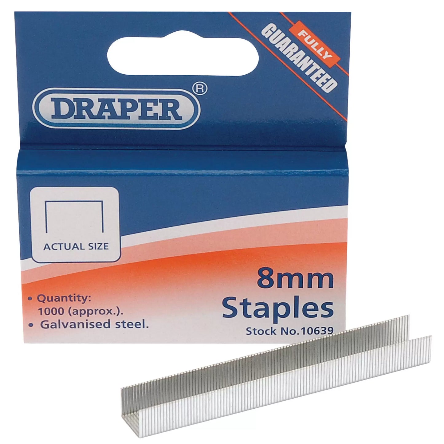 Draper Staples 8mm Box 1000